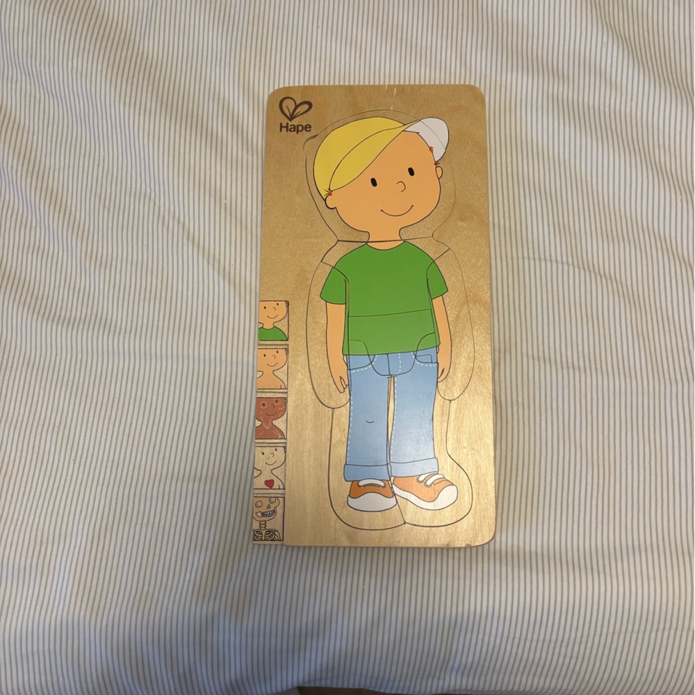 Hape boy anatomy puzzle